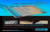 TENTEERD Solar daksystemen...2 IsoBouw SlimFixSolar Solar daksystemen Algemeen Isolerende én waterkerende daksystemen voor indak PV-panelen Het Solar daksysteem is een isolerend en