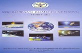 MICROWAVE REMOTE SENSING · 2019. 8. 27. · Kavita SK Gupta MG Sharma, Rajpal Singh Cataloguing in Publication CALLA, OPN Microwave Remote Sensing DRDO monographs/special publications