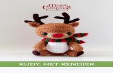 Rudy, het Rendier - Tales of Twisted Fibers...Rudy het rendier amigurumi gratis patron Keywords amigurumi; crochet; free pattern; Rudy the reindeer; Rudy det rendier; haken; Christmas;