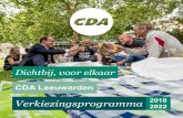 Verkiezingsprogramma 2018 2022...• In 2018 zijn Leeuwarden en Fryslân samen Culturele Hoofdstad van Europa. De positieve effecten daarvan moeten ook ná 2018 zichtbaar blijven.