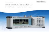 Product Brochure S331D/S332Ddl.cdn-anritsu.com/ja-jp/test-measurement/files/...4 ケーブルとアンテナシステムの解析 FDR法 周波数ドメイン反射解析法（FDR）と時間ドメイン反射解析法（TDR）は、よく似た略称を持っており、どちら