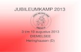 JUBILEUMKAMP 2013 Diemelsee 2013/JUBILEUMKAMP... · 2012. 7. 19. · JUBILEUMKAMP 2013 3 t/m 10 augustus 2013 DIEMELSEE Heringhausen (D) Jong Nederland America viert volgend jaar