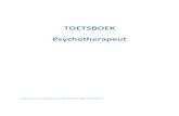 TOETSBOEK Psychotherapeut · 2019. 4. 25. · De onderstaande toetstabel geeft inzicht in welke toets op welk moment van de opleiding dient te worden afgenomen. Een uitleg over de