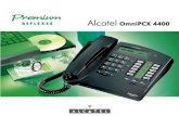 Alcatel OmniPCX 4400 - Vanier College ITSS...1 User Guide Premium REFLEXESÔ Alcatel OmniPCXÔ 4400 Your Premium REFLEXESÔ terminal provides simple and quick access to all the services