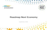 Roadmap Next Economy - G40...Roadmap Next Economy • Transitiestrategie & handelingsperspectief (10-20 jaar) - Verhogen van productiviteit - Creëren van werkgelegenheid • Gezamenlijk