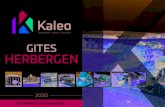 GITES HERBERGEN - Kaleo · 2019. 10. 7. · Kaleo VZW De vzw Kaleo is actief in het sociaal jeugd-toerisme en is erkend als Jeugdorganisatie en als Organisatie voor Sociaal Toerisme.