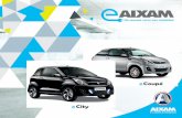 Aixam - als optie · 2013. 7. 16. · De e City is het meest compacte model in het e AIXAM assortiment. e . DASHBOARD Digitale aanduiding vooruit, neutraal, achteruit Reflecterende