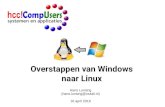 Overstappen van Windows naar Linux...2016/04/16  · Hoe zit het met software in Linux? Windows programma's werken standaard niet tenzij met gebruik van Wine (maar niet altijd!) Veel