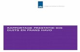 RAPPORTAGE PRESTATIE-EIS DUITS EN FRANS HAVO · 2020. 12. 12. · Het gemiddeld cijfer voor Frans en Duits havo is structureel lager dan bij andere vakken. Ook is het cijfer voor