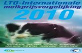 LTO-Internationale Melkprijsvergelijking 2010 1 · 2.1 Melkprijsvergelijking In 2010 zijn de berekende melkprijzen van de 17 Europese zuivelondernemingen gemiddeld gestegen met €