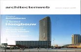 KENK architecten - Home - KENK architecten · 2018. 12. 13. · van de meterhoge woontoren CasaNova in Rotterdam versmallen tot 90 Daar- huis centraal te plaatsen cn daar een gang