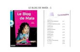 LE BLOG DE MAÏA - Lectureclg-blois-begon-blois.tice.ac-orleans-tours.fr/eva/sites/... · 2020. 4. 30. · Le Blog de Malia Annie Coutelle hachette LANGUE ÉTRANGÈRE Sommaire Chap;czre