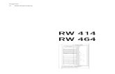 RW 414 RW 464 - GaggenauDe ventilatie-openingen in de plint aan de voorkant mogen nooit worden afgedekt. De koelmachine moet anders meer presteren waardoor het energieverbruik toeneemt.