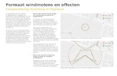 Formaat windmolens en effecten - Utrecht · 2018. 6. 29. · In de berekeningen voor geluid en slagschaduw is uitgegaan van windmolens met een ashoogte van 155 meter en een diameter