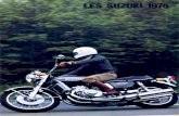 Brochure Suzuki Route - 1975 · 2016. 12. 17. · SUZUKI RV. TS. GT. TS. GT. TS. GT. GT. TS. GT. GT. GT. RE. M. 125 250 50 cyclo 90 Van Van 125 Van Van 125 125 185 185 250 250 380