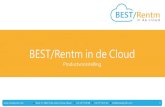 BEST/Rentm in de Cloud Rentm Cloud.pdf · 2014. 11. 4. · Tabbladen: Gegevens worden overzichtelijk gegroepeerd. Ook wisselen van tabbladen kan via sneltoetsen op het toetsenbord