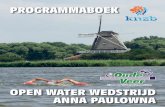 PROGRAMMABOEK 2016 Reduced.pdf · 1 Voorwoord Beste deelnemers en toeschouwers, Welkom bij alweer de 28ste editie van het Open Water Zwemmen in het Oude Veer in Anna Paulowna. Voor