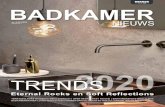 BADKAMER - Dekker Zevenhuizen Nieuws trends 202… · hout, marmer en steen gecombineerd. Soft Reﬂections: High-tech, nude en pastels In Soft Reflections zien we vooral spiegelingen,