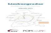 LLiimmbbuurrggrraaddaarr · Kwartaalevolutie Limburgradar van het 3 e kwartaal 2014 t.o.v. het 3e kwartaal 2013 Evolutie Limburgradar van het 1e + 2e + 3e kwartaal 2014 t.o.v. het