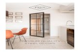 PREMIUM QUALITY STEEL DOORS · 2021. 3. 4. · Avec STEELIT®, vous faites entrer chez vous les meilleures portes intérieures en acier. Grâce à leur design élégant, authentique