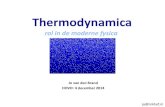 Thermodynamica - Nikhefjo/quantum/qm/thermo/les10.pdf · 2014. 12. 6. · Er is een grote asymmetrie in de CMBR (in de orde van 10-3) door de peculiar snelheid van 368 km/s van de