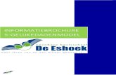 INFORMATIEBROCHURE - Eshoek...2017/12/01  · 4 Inleiding Met ingang van 08-01-2018 gaat De Eshoek over op andere schooltijden nl. het 5-gelijkedagenmodel. In deze informatiebrochure