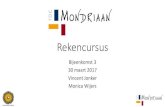 20170330 mondriaan 3 - Universiteit Utrecht...2017/03/30  · Week 7: Modellen voor breuken Week 8: Oefentoets studiemeter Week 9: Eindtoets studiemeter 20 minuten Zelfstandig/ studiemeter
