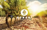 Bonsai · 2015. 1. 7. · vertellen over de gebruikte druiven en de specifieke karakteristieken hiervan en we zullen je adviseren bij welk gerecht je de wijn het beste kunt drinken