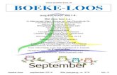 BOEKE LOOS · 2018. 1. 24. · boeke-loos september 2014 36e jaargang, nr. 374 blz. 9 Verder: Nieuws uit de Dorpsraad (15 juli 2014) De heer Ten Hoopen (belangstellende): op zijn