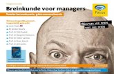 Hooglerarenreeks Breinkunde voor managers · 2018. 12. 14. · 6 colleges van 13 april t/m 26 mei, Nyenrode Business Universiteit Nieuwe, spectaculaire inzichten over het brein, leiderschap,