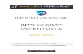 Oefenen voor de Wiscat - CITO WISCAT OEFENTOETS · 2021. 1. 18. · van Wiscat vragen. Het boek Wiscat Oefentoetsen is GEEN theorieboek of werkboek. Het is een boek met Wiscat oefentoetsen,