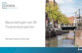 Beoordelingen van 59 Toukomstprojecten...Nationaal Programma Groningenis met het programma ‘Toukomst’ op zoek naar de beste ideeën van Groningers om de provincie vooruit te helpen.