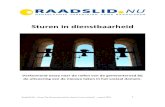 Sturen in dienstbaarheid - Raadsleden€¦ · teraad van de Toekomst op 25 mei 2013 in Arnhem. 4 Raadslid.Nu – Essay ‘De Gemeenteraad en sturen in een netwerk’ – maart 2015