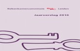 Jaarverslag 2016 - Gemeenteraad Leiden: Gemeenteraad...Financieel verslag 2016 5.1 Inleiding 5.2 Inkomsten en uitgaven 2016 5. Plannen voor begin 2017 Bijlagen: 1. Eerdere rapporten