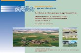 UITVOERINGSPROGRAMMMA MIDDAG-HUMSTERLAND 2007 ... landschappen uit de Nota Ruimte 2005, het rapport ‘Landschappen met toekomstwaarde’ van het Projectbureau Belvedere, het convenant