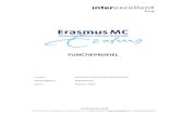 FUNCTIEPROFIEL...Het Erasmus MC heeft het grootste verzorgingsgebied van de acht universitair medische centra in Nederland en daarmee een grote diversiteit aan patiënten en ziektebeelden.