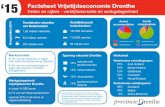 ‘15 Factsheet Vrijetijdseconomie Drenthe · waarvan 67% in de horca en logiesverstrekking Deze factsheet is onderdeel van het rapport Vrijetijds-economie, Feiten en cijfers 2015