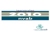 Jaarverslag 2010 - NVAB...De belangrijkste agendapunten die in het huis-houdelijk gedeelte werden behandeld waren: het financieel verslag 2009 inclusief het verslag van de financiële