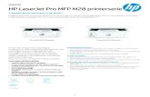 HP LaserJet Pro MFP M28 printerserie5. Draadloos netwerk (802.11b/g/n) 6. Printen met Wi-Fi Direct® 7. Gemakkelijk mobiel afdrukken met de HP Smart app 8. Hi-Speed USB 2.0-poort 9.
