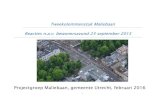 Projectgroep Maliebaan, gemeente Utrecht, februari 2016 · 2016. 2. 12. · De betrokken partijen kunnen ook zelf met een voorstel komen. Dit hoeft niet aan te sluiten op een plan