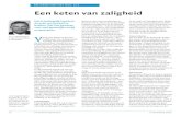 Een keten van zaligheid - HOLYHOME.NLholyhome.nl/Orde van het Heil.pdfonderzoek ‘De verlegenheid voorbij’ dat het geloof van de EO-achterban vooral een be-leefd geloof is, dat