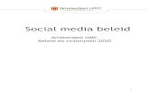 [Social Media beleid Amsterdam UMC] · de samenwerking met collega’s aan de overkant steeds beter. Henk maakt niet veel gebruik van sociale media, maar deelt wel geregeld updates