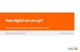 How digital can you go? - Robert van Beek · 2020. 3. 16. · •Introductie digitaal beleggingsadvies in 2014 •Introductie Forward planning in 2016 ING en Ortec 4 ... • Dialoog