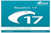 Readiris 17...2 Wat is nieuw in Readiris 17? Toevoegen van annotaties die meegeëxporteerd worden in het PDF-uitvoerformaat Een annotatie voegt een object, zoals een notitie, geluid