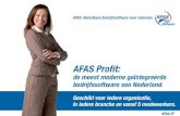 AFAS Profitdocshare04.docshare.tips/files/9667/96679563.pdfde ERP-softwarepakket: AFAS Profit, zijn meer dan 10.000 bedrijven in Nederland, België, Luxemburg en op de Nederlandse