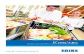 ERIKS - ERIKS EC1935/2004 Brochure [NL]...Industriële kunststoffen Gereedschappen, Onderhouds- en veiligheidsproducten Partner voor de voedingsmiddelenindustrie Sinds haar oprichting