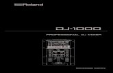 DJ-1000-e - Roland Cemet een zachte, droge doek of met een doek die met een beetje water is bevochtigd. Voor het verwijderen van hardnekkig vuil wordt een doek gebruikt die in een
