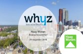 Haag Wonen - Whyz · 2019. 8. 27. · bestuurder, een verantwoordelijkheid voor strategieontwikkeling, beleidsontwikkeling en het leiden van de organisatie. Het is van belang dat