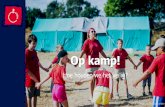 Op kamp! - Chirocamino.chiro.be/sites/default/files/attachments/2021-05/Presentatie... · Kamp wordt opgedeeld in bubbels •Bubbel? •Max. 50/100/200 leden •Leiding, kookploeg