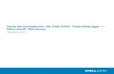 Guía de Instalación de Dell EMC OpenManage — Microsoft …...• Instalación de Server Administrator en Managed Systems ... • La lista Encription Ciphers se actualizó según